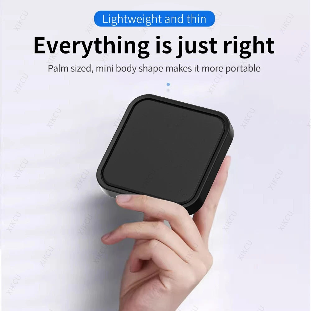 MINI Wireless Charger Station with Cooling Hole for iPhone 17 16 Pro Max 15 14 13 12 Samsung Xiaomi Pro Max Fast Charging Pad