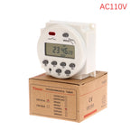 1Pc 12V 24V 110V 220V CN101A Digital LCD Power Timer Programmable Time Switch Relay CN101 Timer Switch Power Timer