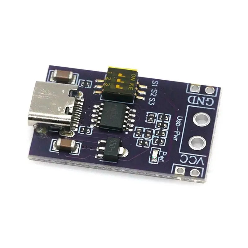 PD Trigger Module Type-C 5V 9V 12V 15V 20V Adjustable Decoy 100W Plug And Play No Soldering For Fast Charging DIY Electronics