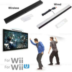 Wired /Wireless Infrared IR Signal Ray Sensor Receiver Bar For Wii Bluetooth Sensor Remote Bar Receiver Holder For Wii