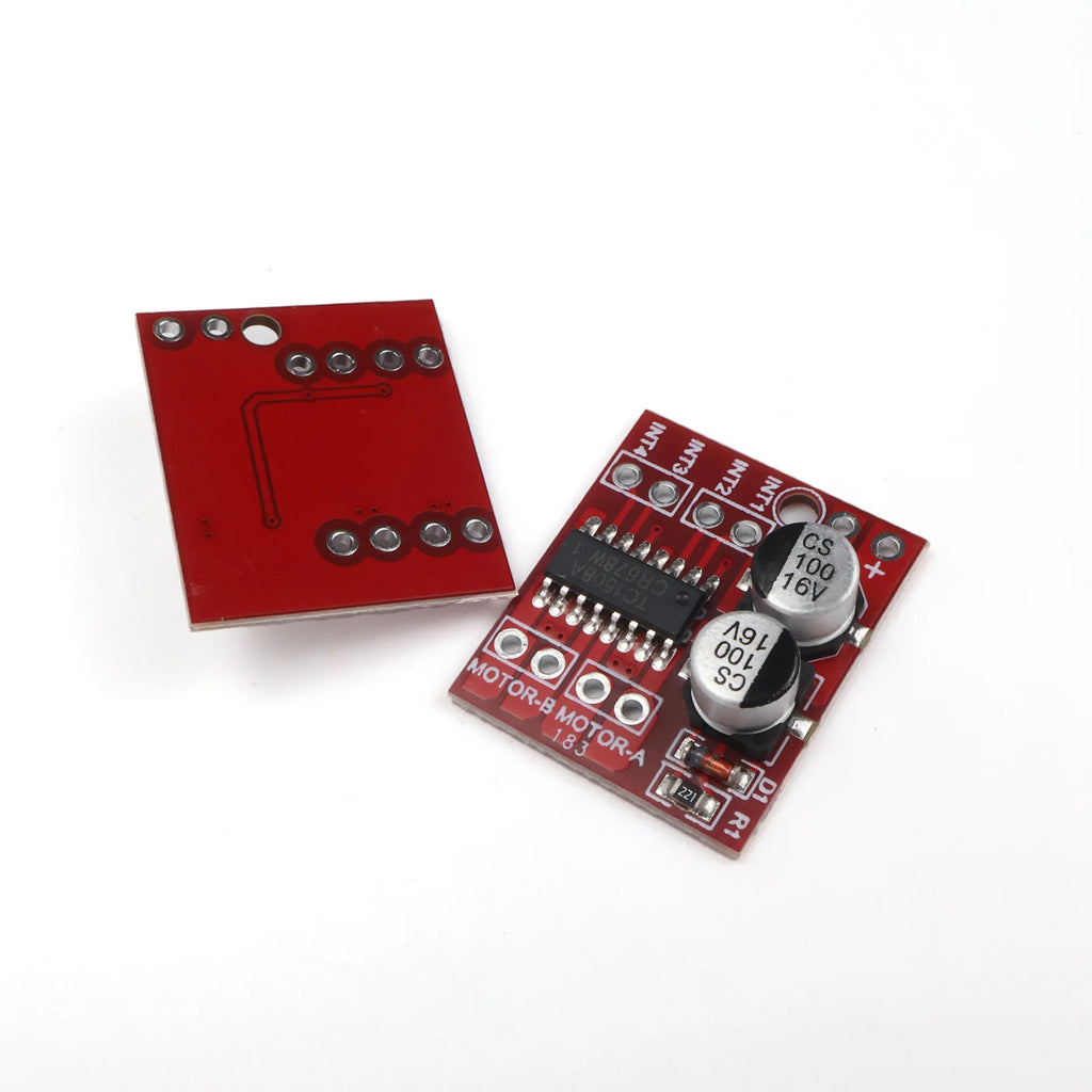 Mini L298N MX1508 Motor Driver Module 2V-10V 1.5A Dual Channel PWM Speed Controller Dual H-Bridge for Arduino Smart Car