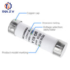 10*38 Fast blow Ceramic Fuse 8.5X31.5MM 14X51MM 22X58MM Fuse 380/500V 0.5A 1A 2A 5A 6A 10A 16A 20A 32A RO14 RO15 RO16 RO17