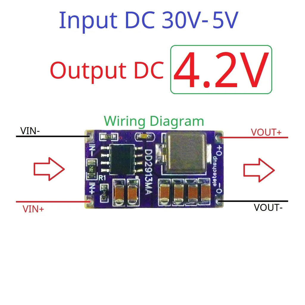 DC 5-30V to 3V 3.3V 4.2V 5V 6V 7.5V 9V 12V Power Supply 36W Synchronous DC-DC Buck Converter Module for 3D Printer Motor LED