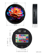 ESP32-S3 1.75inch AMOLED Round Touch Display Development Board 6-axis sensor Xiaozhi AI Deepseek Optional with Case or with GPS