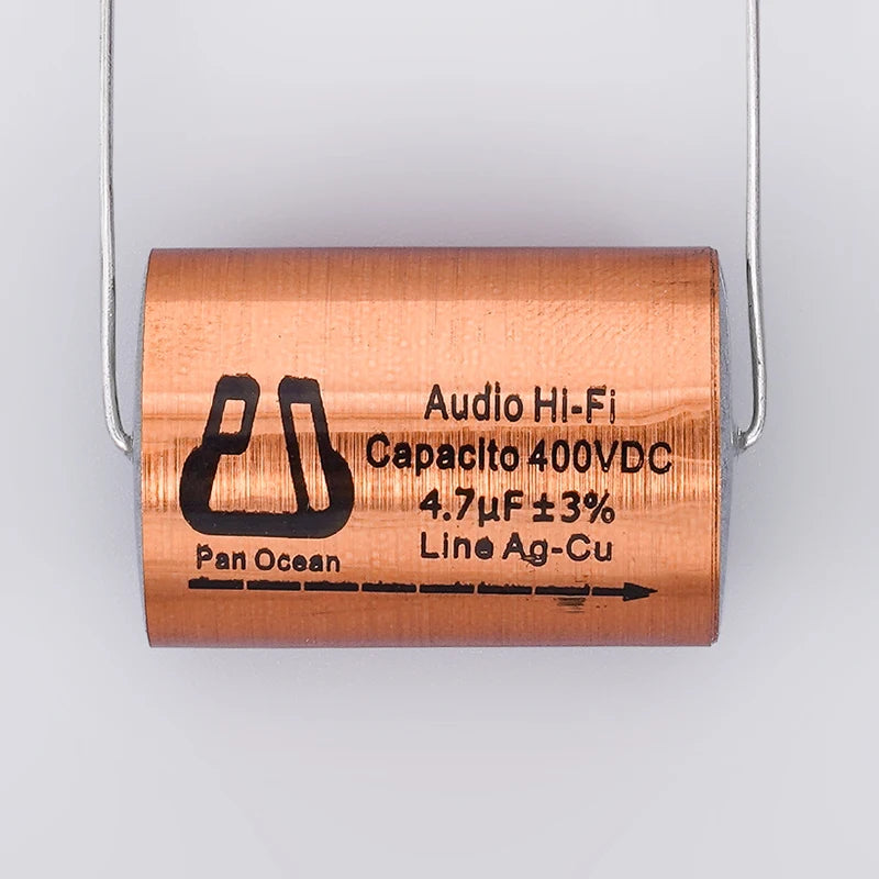 Free Shipping 2pcs/lot Tianji MKP Series Metallized polypropylene polar Audio Hi-Fi capacitor Line Ag-Cu ±3%