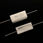 10pcs 5W 5% Cement Resistor Power Resistance 0.1 ~ 10K 0.1R 0.5R 1R 10R 100R 0.22 0.33 0.5 1 2 5 8 10 15 20 25 30 100 1K 10K ohm