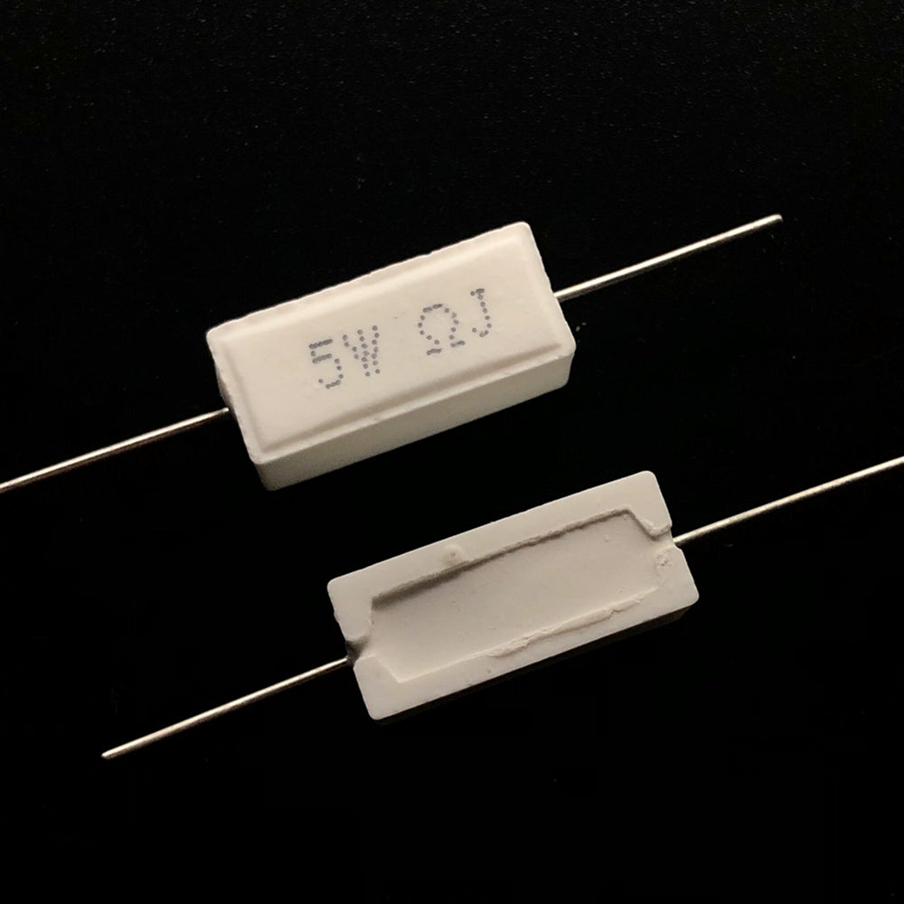 10pcs 5W 5% Cement Resistor Power Resistance 0.1 ~ 10K 0.1R 0.5R 1R 10R 100R 0.22 0.33 0.5 1 2 5 8 10 15 20 25 30 100 1K 10K ohm