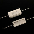 10pcs 5W 5% Cement Resistor Power Resistance 0.1 ~ 10K 0.1R 0.5R 1R 10R 100R 0.22 0.33 0.5 1 2 5 8 10 15 20 25 30 100 1K 10K ohm