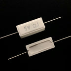 10pcs 5W 5% Cement Resistor Power Resistance 0.1 ~ 10K 0.1R 0.5R 1R 10R 100R 0.22 0.33 0.5 1 2 5 8 10 15 20 25 30 100 1K 10K ohm