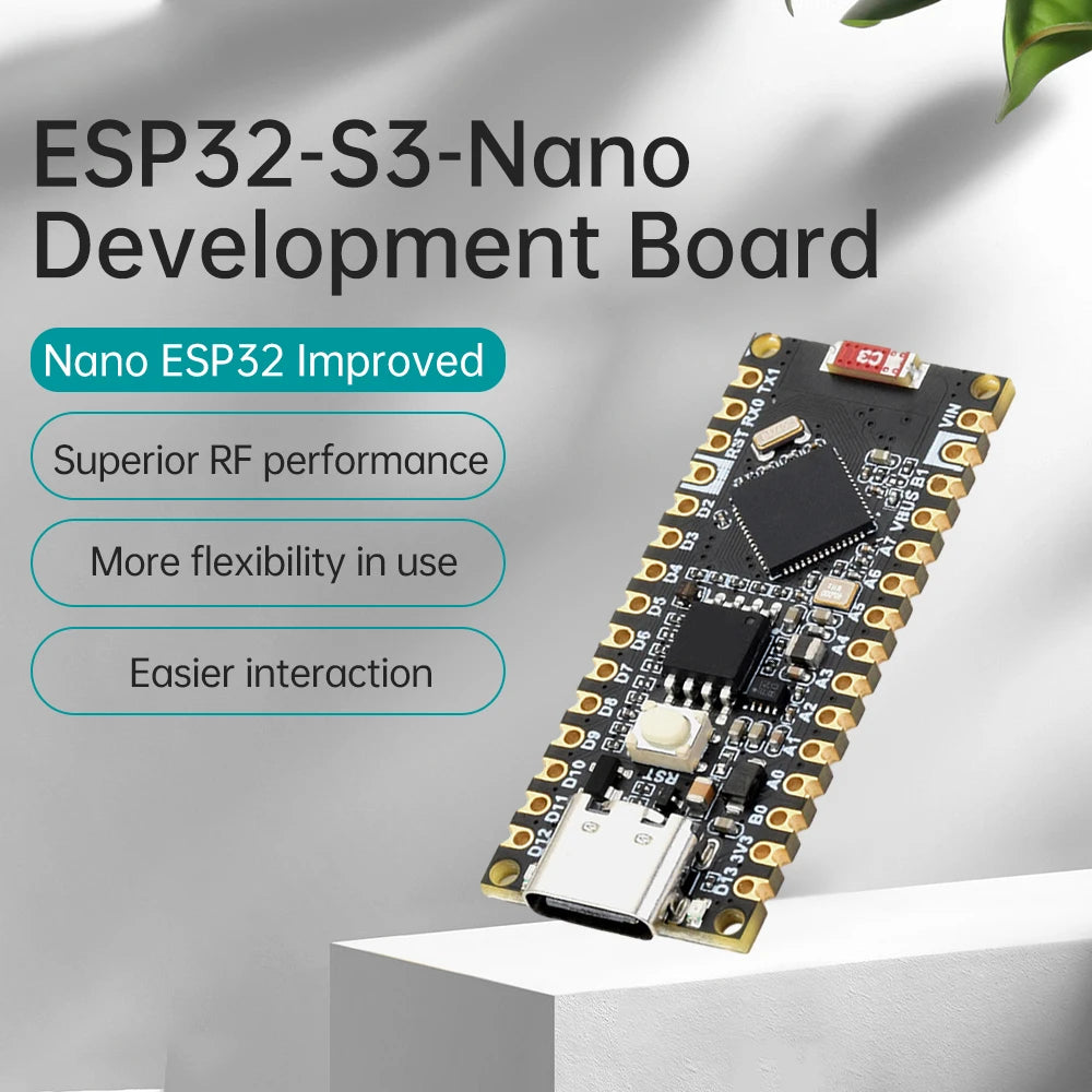 ESP32-S3-Nano WiFi Bluetooth Development Board IoT Development Board based on ESP32-S3R8 Compatible with Ard Nano ESP32