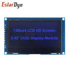 EstarDyn 2.42 Inch LCD 128x64 SSD1309 4 Pin IIC / 7 Pin SPI Serial Interface OLED LCD Display Module