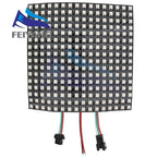 WS2812B RGB LED Digital Flexible Individually Addressable Panel Light WS2812 8x8 16x16 8x32 Module Matrix Screen DC5V 5050 RGB