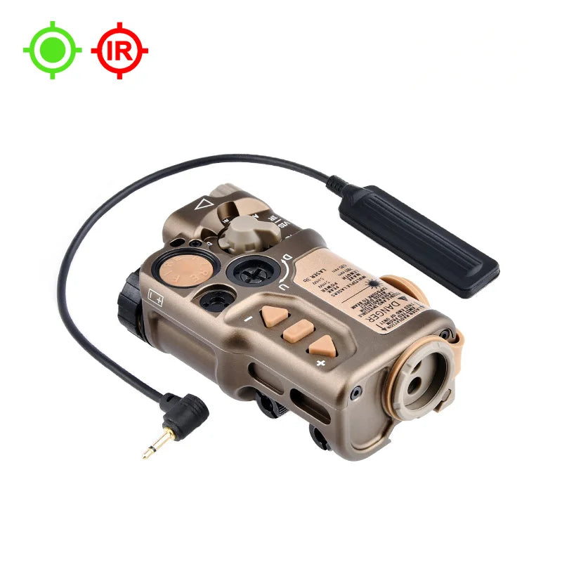 Airsoft CNC IR Laser Sight RAID CQBL PEQ PERST NGAL OGL DBAL IR Device Metal Material  Red, Green, Blue Laser IR Laser 20mm Rail