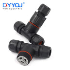 IP68 I/T Shape Waterproof Connector 2/3/5 Pin Wire Connectors Quick Screw Connect Push-in Terminals Electric Junction Box DIY GO