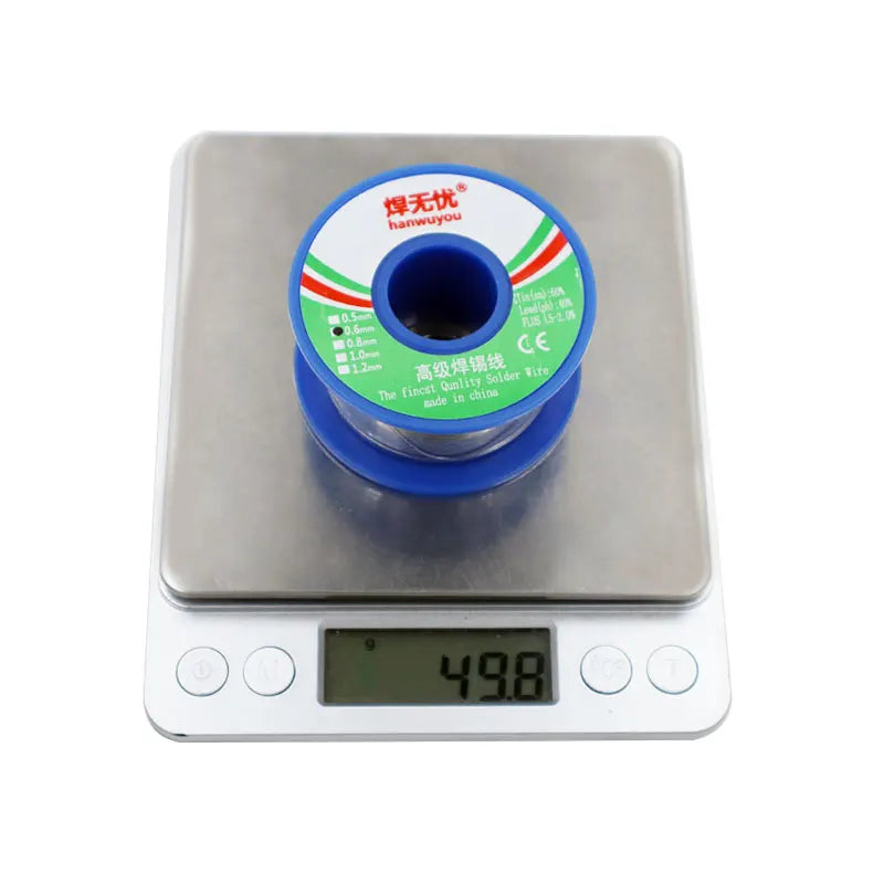 1pc 60/40 Solder Wire Rosin Core Tin Solder Wire Soldering Welding Flux 1.5-2.0% Iron Wire Reel 50g Diamater 0.5 0.6 0.8 1 1.2mm