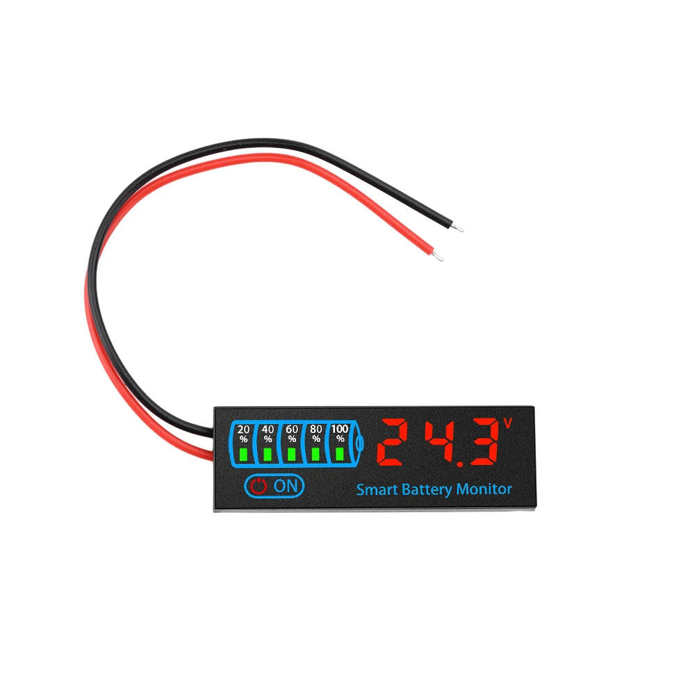 Intelligent Battery Display Lithium Battery Level Indicator DC 7-55V 18650 Lipo Li-ion Capacity Board DIY Charging Tester