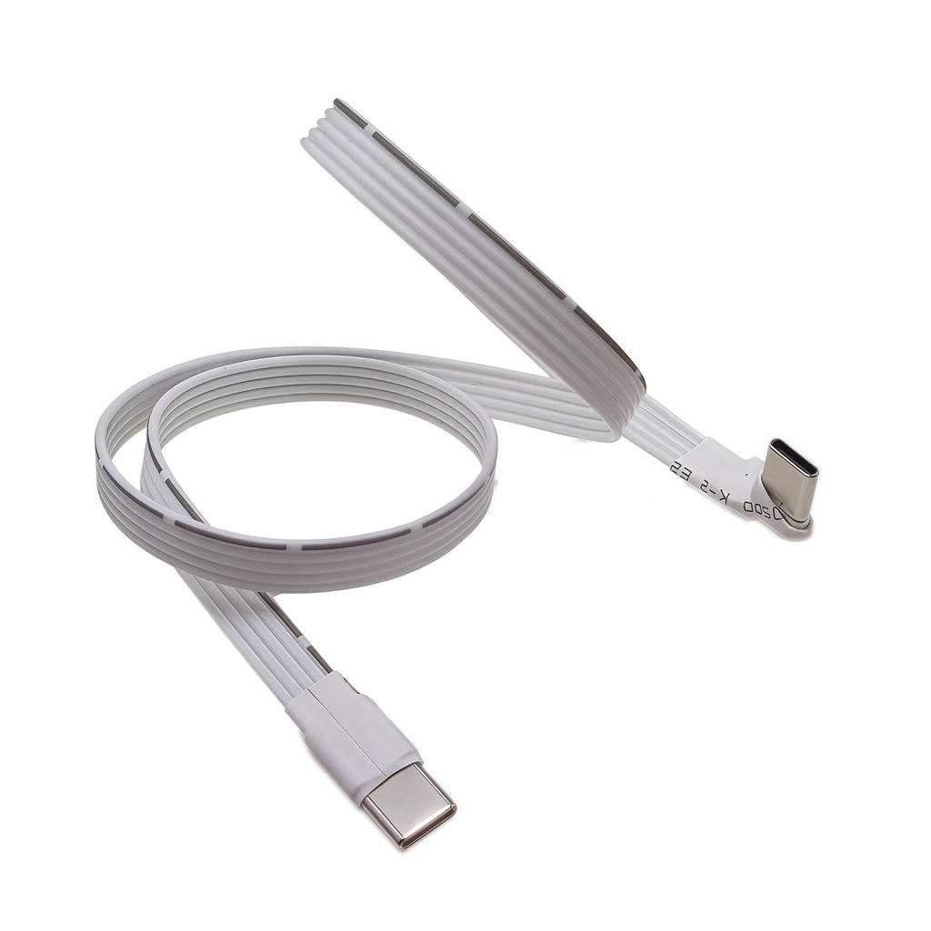5CM 10CM 30CM USB 2.0 Type-C Flat Cable Extension FPC Cable USB 2.0 USB-C 90° Up/Down Angled Plug 5CM-1M