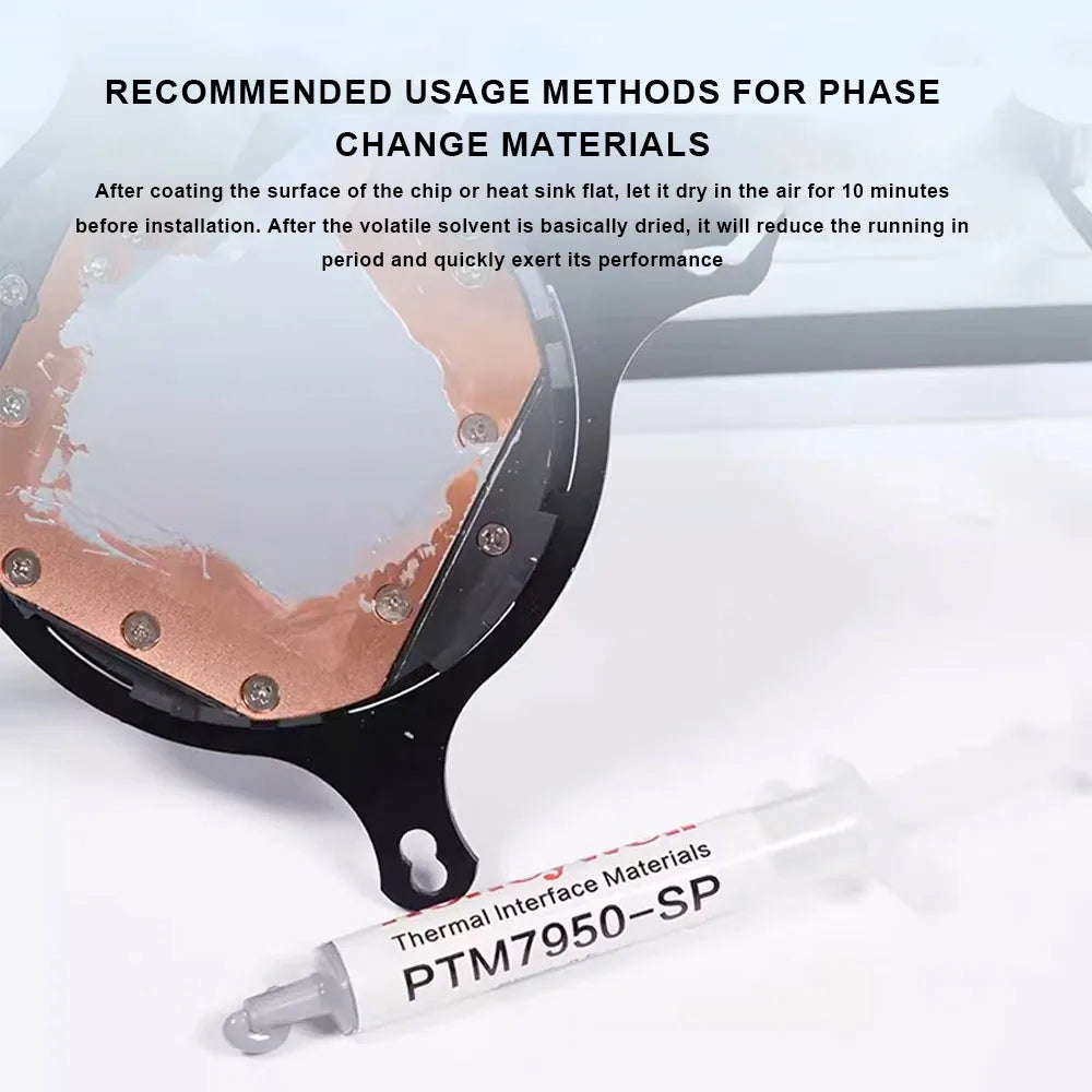 For Honeywell PTM7958SP Thermal Grease Computer Laptop CPU Graphic Card GPU Phase-change Conductive Silicone Paste PTM7950SP