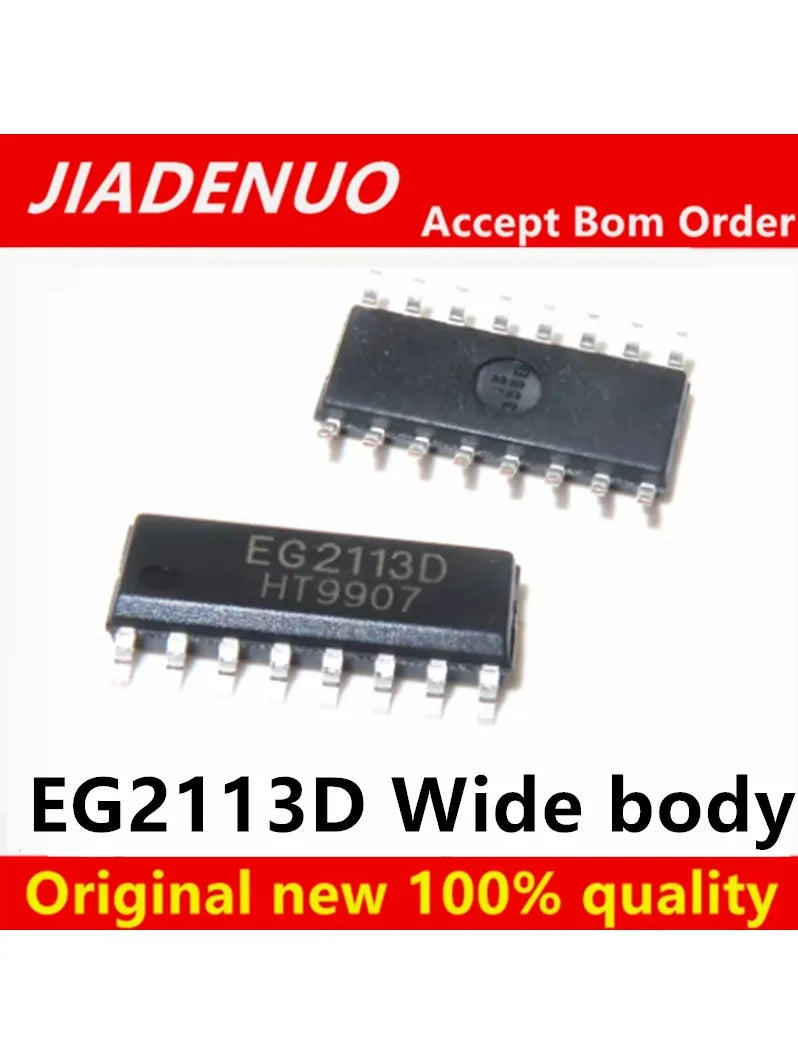 5/PCS New Original EG2113D   SOP16   Wide type, narrow type Inverter power supply half-bridge driver chip In Stock