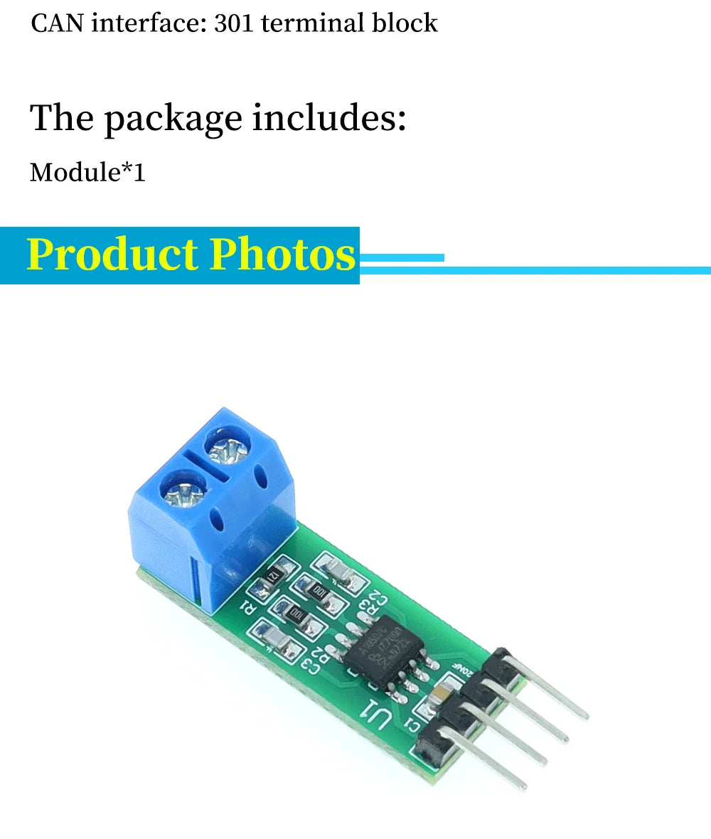 TJA1050 CAN Module CAN Bus Module CAN Bus Transceiver STM32 Code for Arduino DIY Kit