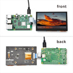 OSOYOO 4.3 Inch IPS RPi5 LCD Capacitive Touch Screen Display 800×480 DSI Interface for Raspberry Pi 5 4 3 2 Model B A