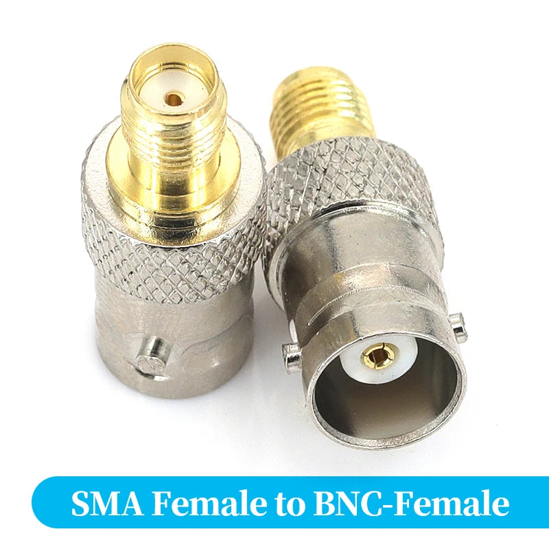 SMA Male Female to BNC Male Female Adapter SMA to BNC Connector for Wireless LAN Device, Coaxial Cable, Radio Antenna Adapt