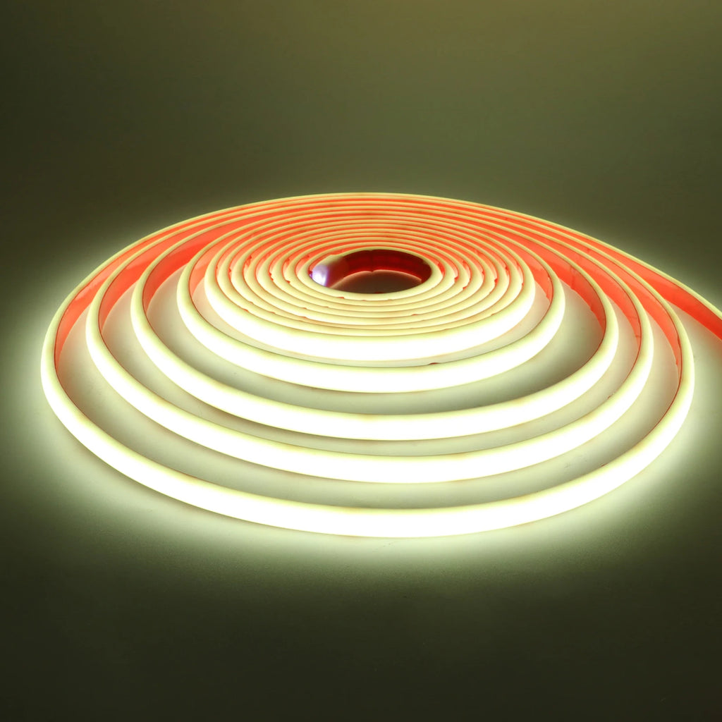 COB LED Strip 12V 24V IP68 Waterproof High Density 320LEDs/m Flexible COB LED Tape Neon Light White Red Green Blue Pink Yellow