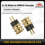 OKCSC Earphones Adapter 0.78mm Male to MMCX Connector for IER-M7\IER-M9IER-Z1R\XBA-300AP\XBA-N3BP\JVC HA-FX850\HA-FX1100\HA-FD02