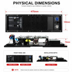 Gooermi  HDL20-A DSP Class D Power Amplifier Module for Line Array Speaker Professional PA Audio System