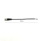 Tinned Copper BNC/Q9 Connector Cable Surveillance Camera Adapter 75 Ohm Video Cable