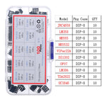 IC Integrated Circuit Chip Assortment Kit IC Sockets set 4000 4500 74HC 74LS Common CMOS Logic IC Series