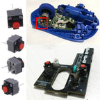 5PCS Kailh Mute Button 6x6x7.3mm Square Silent Switch Mouse Micro Switch Repair Parts Replace Rectangle Micro Switch