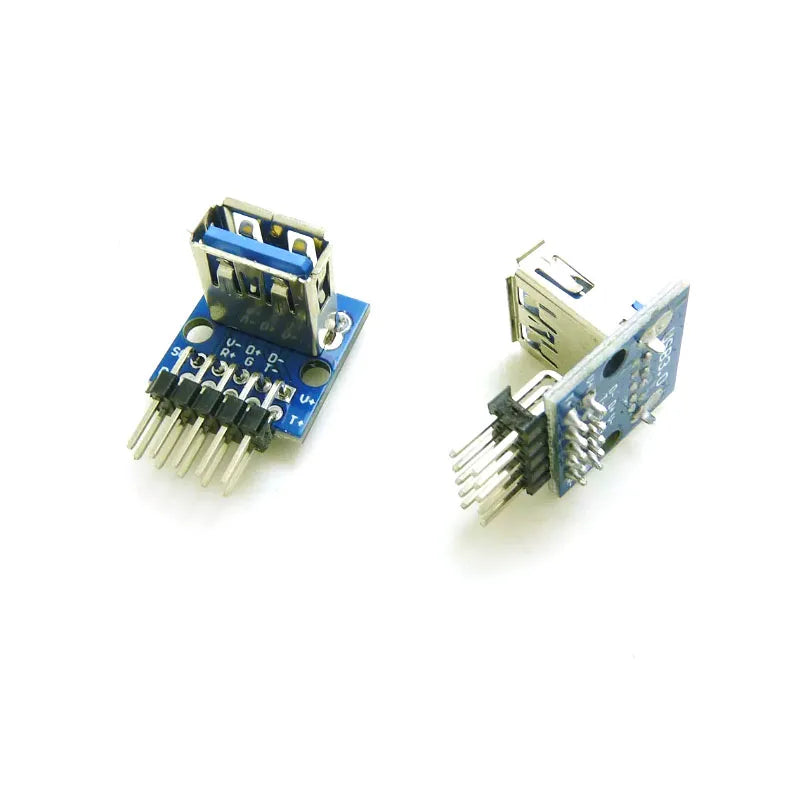 1pc MICRO MINI 5P 4P 9P 10P  type-c USB To Dip Female B-type Square Interface Printer Mike PCB Converter Adapter Breakout Board