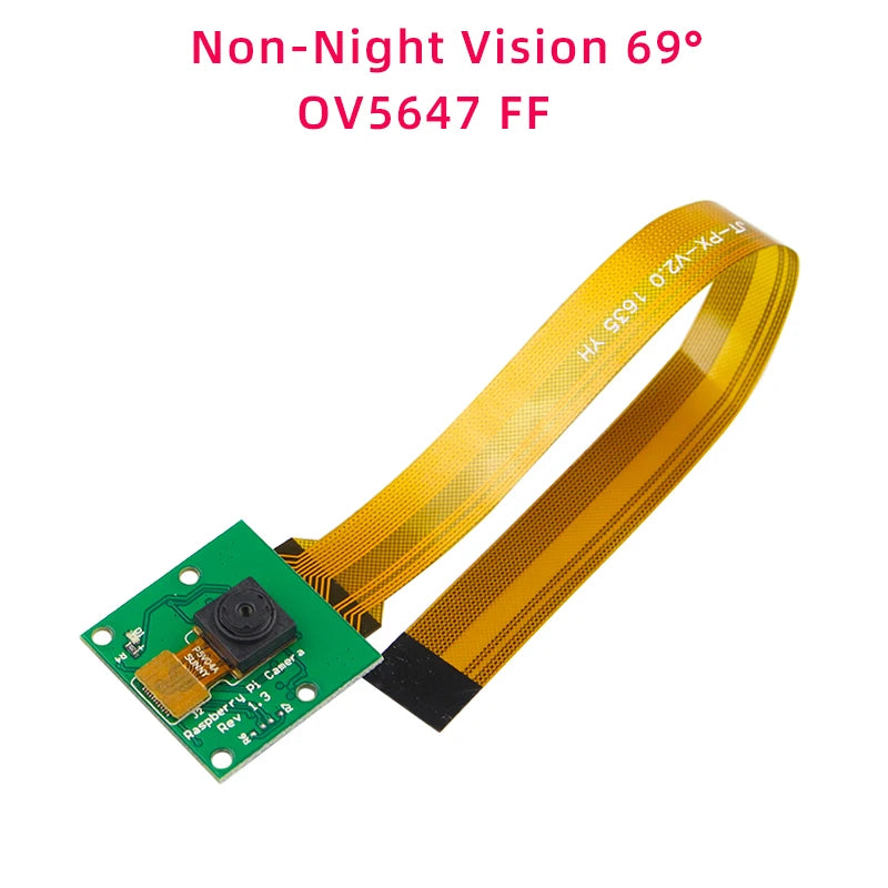 Raspberry Pi 5 Camera 5MP 1080P Optional Night Vision Wide Angle IR-CUT FF AF Cameras for RPI 5 Pi5 Zero