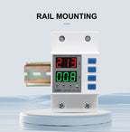 TOMZN TOVPD1-63DK Isolate L N 110V 230V AC Din Rail OVP OCP UVP Voltage Protector 63A Relay Automatic Adjustable Delay-ON