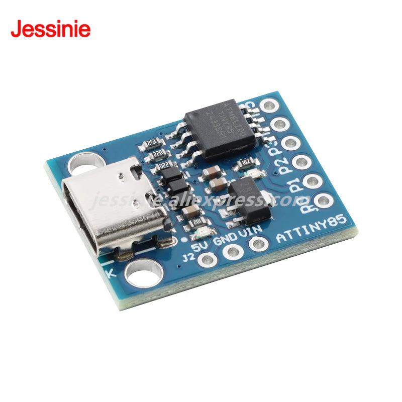 10pcs/1pc ATTINY85 Micro Type-C Development Board 8-bit AVR Microcontroller Module Digispark Kicksta Expansion Board for Arduino