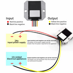 Waterproof 24V To 12V DC-DC Converter 5A 60W Voltage Step Down Module Step Down Converter Truck Application