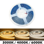 1-10M COB LED Linear Strip Lights RA90 320/608/640/840leds High Density Flexible FOB COB Dimmable Light DC24V DW/CCT/RGB/RGBCCT