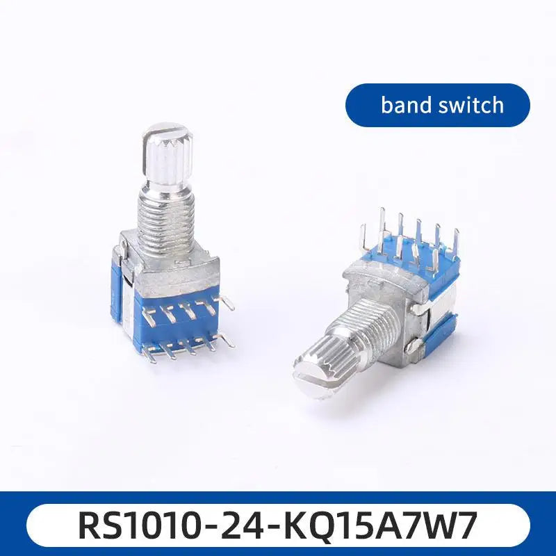 2 Piece RS1010 Band Rotary Switch 1 Pole 2 3 4 5 6 Position 2 Pole 2 3 4 Option for Lab Prototyping and Audio Control