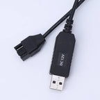 Full Speed 12V/5V Voltage Step-Up USB to 4Pin PC Fan Sleeved Power Adapter Cable Usb A Male/Small 4pin 30/50/100CM
