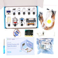 For micro:bit Smart Home Kit with microbit Board,(TMP36 Temperature Sensor, Sound /Crash Sensor, Servo, Motor.,ect),MB0017