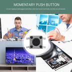 100pcs Switch Smd Tactile Push Button Momentary Micro Replacement Kit For Electronic Projects Circuit Board Repair