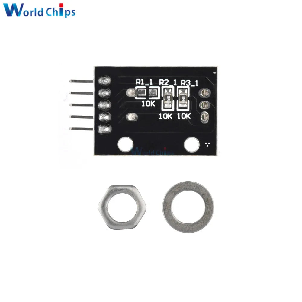 10 PCS 360 Degrees Rotary Encoder Module KY-040 HW-040 Sensor Switch 6MM Half Shaft Potentiometer Rotary Knob Cap 15×17 15×13.5