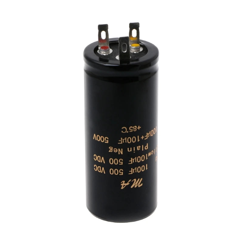 100+100uf,50+50uf,32+32uf,500V Electrolytic Double Amplifier Capacitors