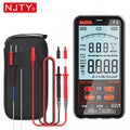 NJTY T5 Smart Digital Multimeter True RMS 6000 Counts Auto-Ranging 600V AC/DC Voltage Current Capacitance Temperature Tester