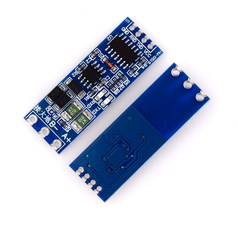 MAX485 TTL to RS485 Converter Module - Automatic Direction Control - 3.3V to 5V Dual Power Supply UART Serial Adapter - For Ardu