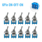 Toggle Switch ON-OFF-ON / ON-ON 3/6Pin  MTS-102 103 202 203 125V/6A 250V/3A Power Button Switch