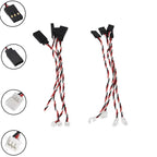 4PCS 1.5mm 1.0mm 1.25mm3Pins Male Female and JR Style for Mini Receiver Servo Wire Plug Converter