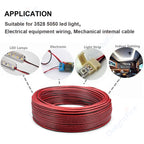 5-100m LED Cable 18 20 22AWG Hookup Wire 6 5 3 2 4pin RGB Extension Cable For LED Strip WS2812B Pixels Light SM JST Connectors