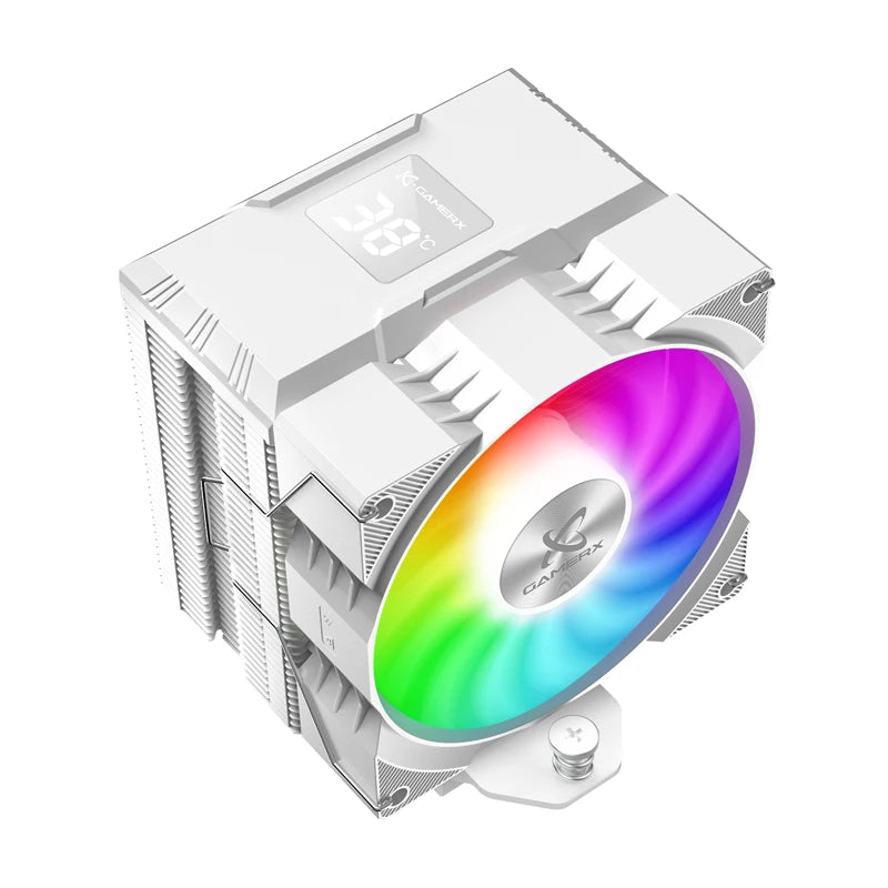 Power Train X-Gamerx Z-1300 9cm with Digital Temperature Display Four Heat Pipe CPU Air Cooler ARGB LGA1700 1200 115X AM4 AM5